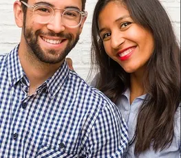 Smiling couple